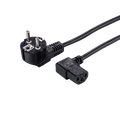 LinkIT str&#246;mkabel CEE 7/7 - C13 svart 2m H&#246;ger Schuko -  C13 | 1,00mm&#178; | LSZH